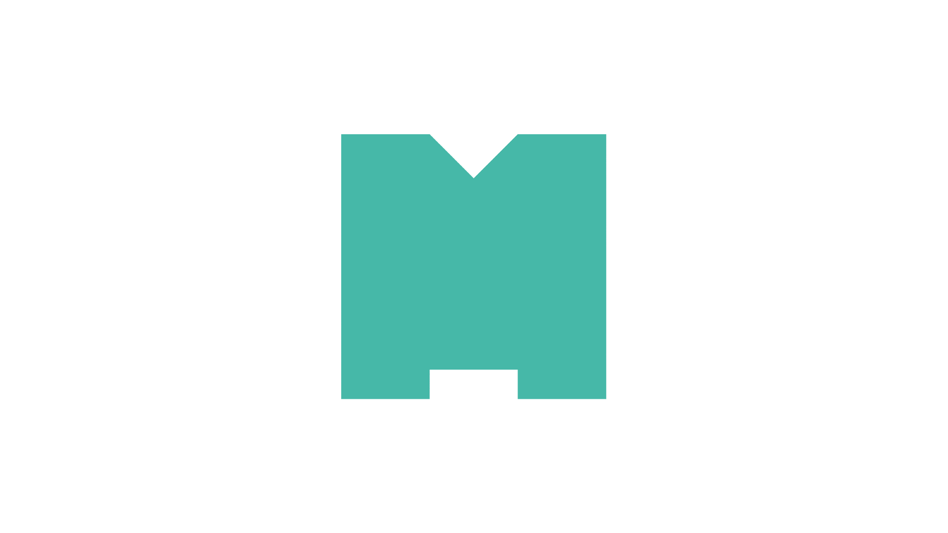Aninmasjon av M'en i Miljødirektoratets logo, som ved å gjentas blir et grafisk mønster av M'er.