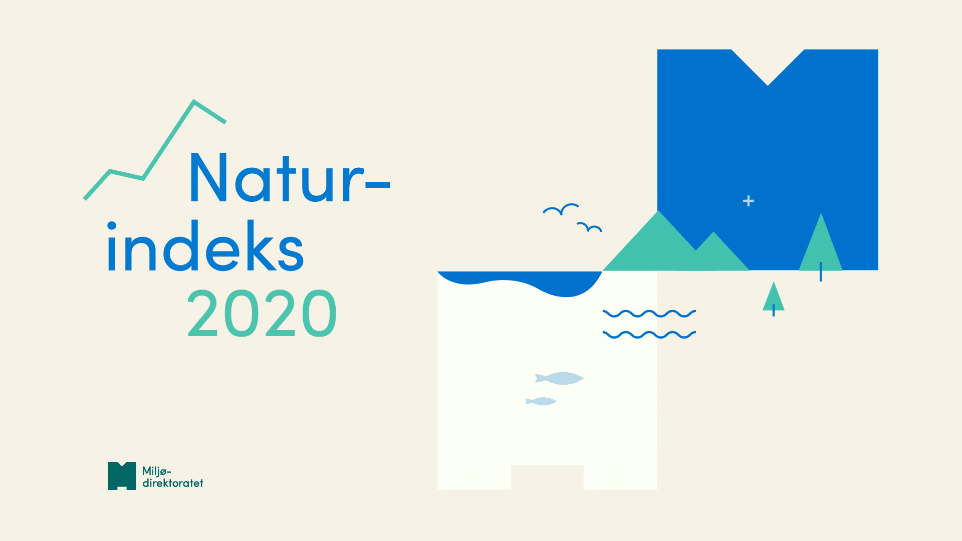 Infografikk for Naturindeks 2020, arrangert av Miljødirektoratet